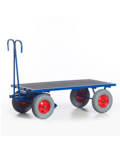 Der Handpritschenwagen ist f&uuml;r den flexiblen Transport gro&szlig;er Lasten ausgelegt.