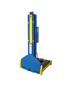 Der Paletten-Lift l&auml;sst sich mit seiner kleinen Stellfl&auml;che platzsparend einsetzen.