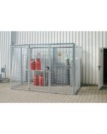 Gasflaschen-Container Schrank - sichere Lagerung von Gasflaschen im Außenbereich - Schutz vor unbefugtem Zugriff